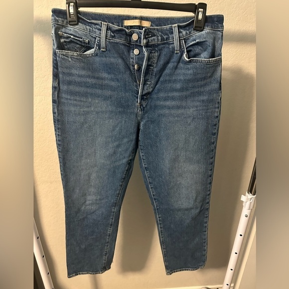 Joe's Jeans The Honor High Rise Vintage Womens 32 Denim Straight Button‎ Fly - Picture 1 of 10